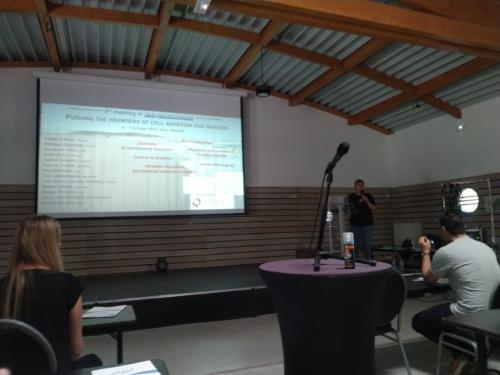 Anne Blangy opening the meeting